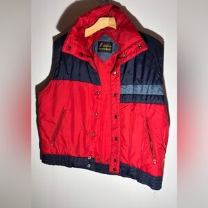 Stylish Red and Black Men's Vest by